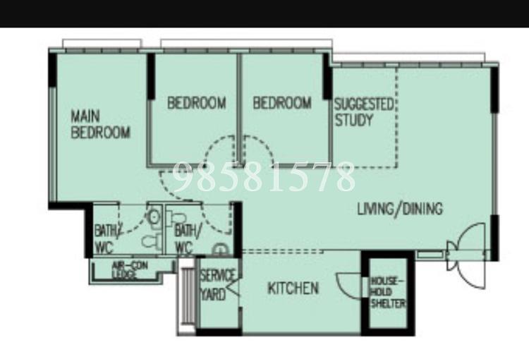 Blk 876 Yishun Street 81 (Yishun), HDB 5 Rooms #127742302